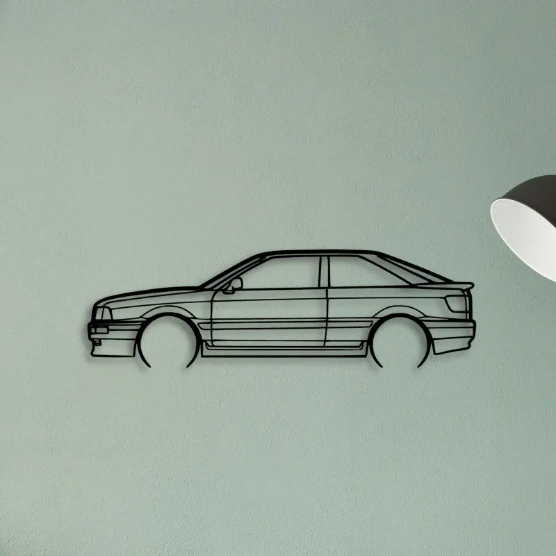 80 Coupe 1992 — XS (50 cm) metal wall art