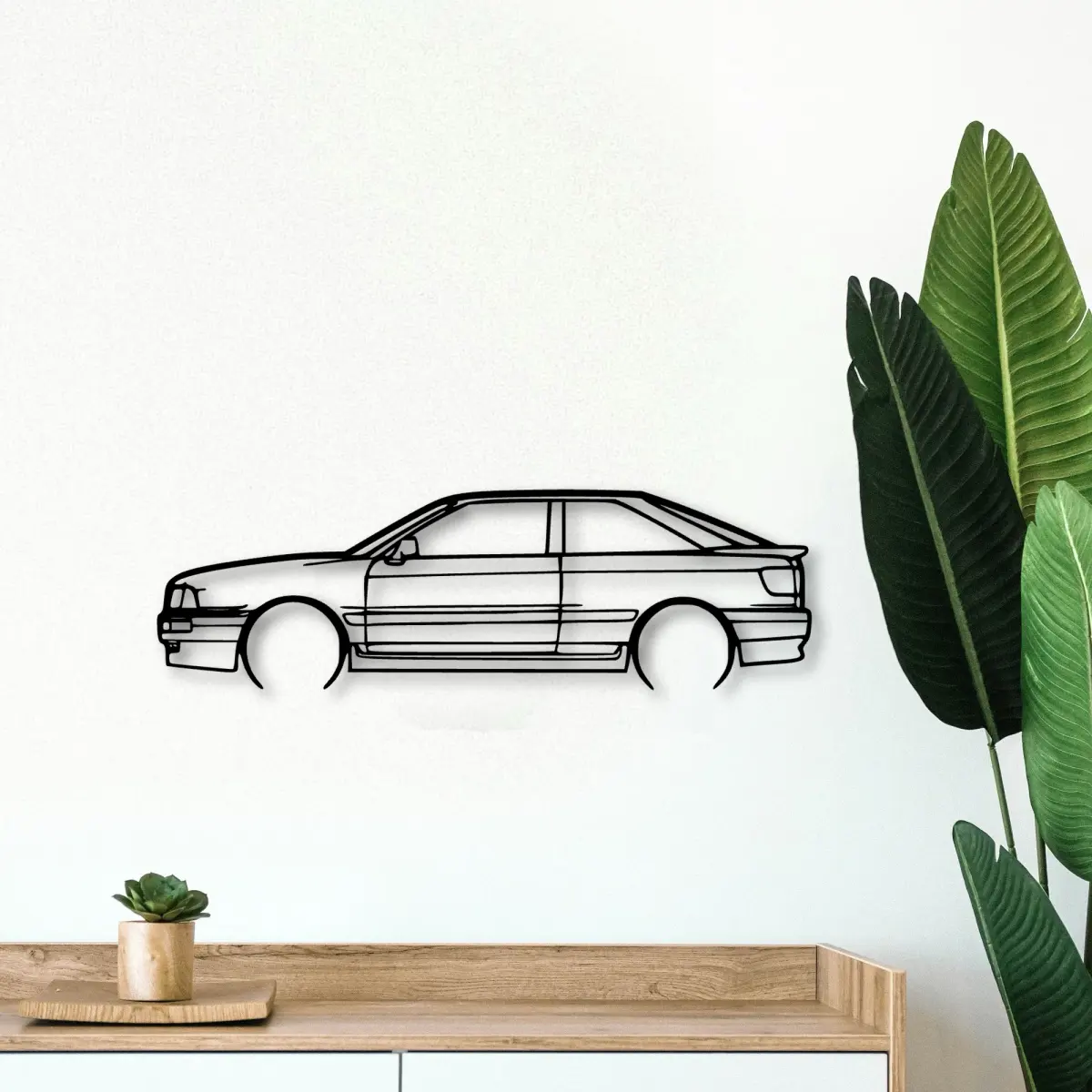 Audi 80 S2 1992 silhouette in a collection