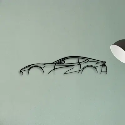 812 Superfast — XS (50 cm) metal wall art