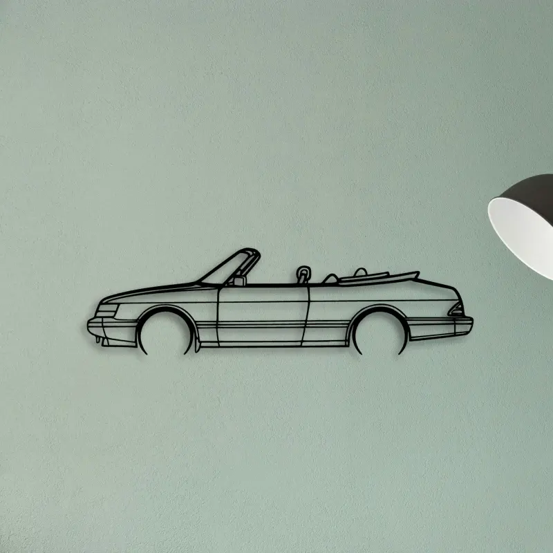 900 Convertible 1990 — XS (50 cm) metal wall art