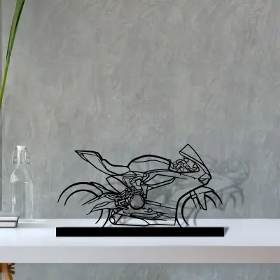 959-panigale-corse — S (30 cm) metal wall art