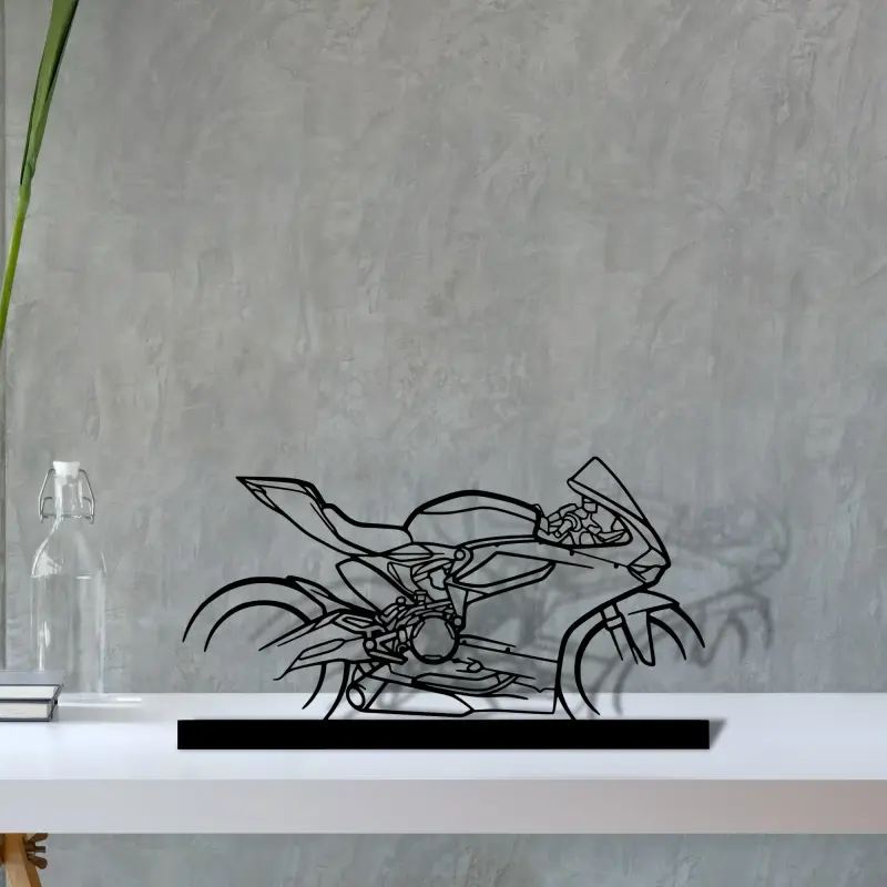 959-panigale-corse — S (30 cm) metal wall art
