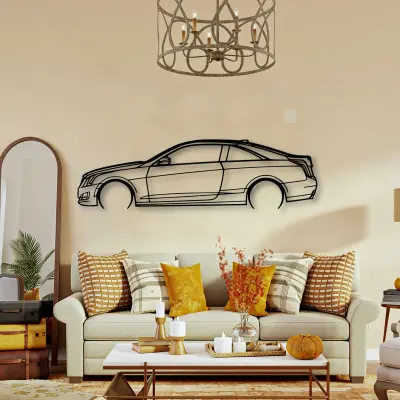Hyundai & Kia A Coupe 2015 cut-metal silhouette from the Tinvibe range