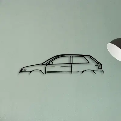 A3 S3 2000 — XS (50 cm) metal wall art
