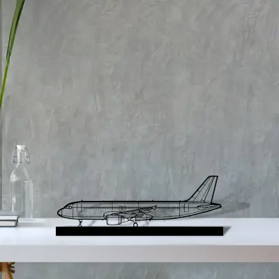 a320-cfm56-2 — S (30 cm) metal wall art