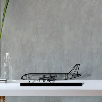 a320-cfm56 — S (30 cm) metal wall art