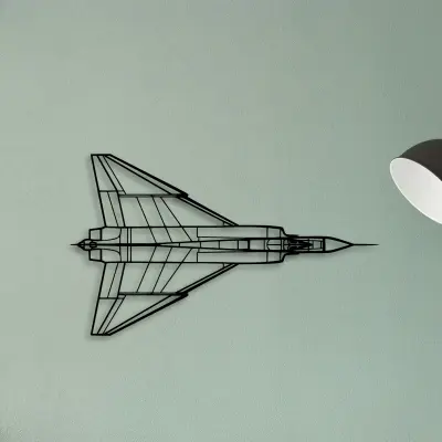 A320 — XS (50 cm) metal wall art