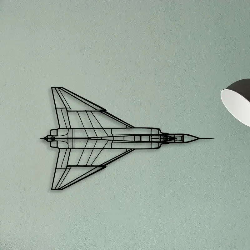 A320 — XS (50 cm) metal wall art