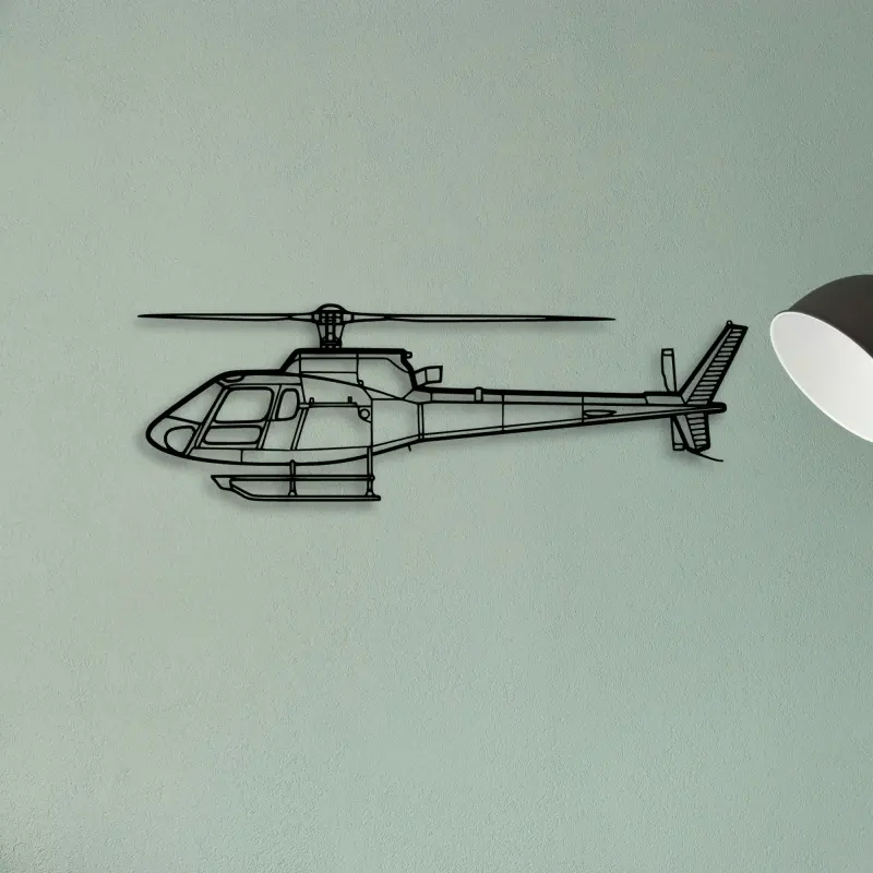 AC 130J Ghostrider 4 — XS (50 cm) metal wall art