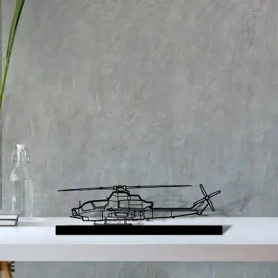 ah-1z-viper — S (30 cm) metal wall art