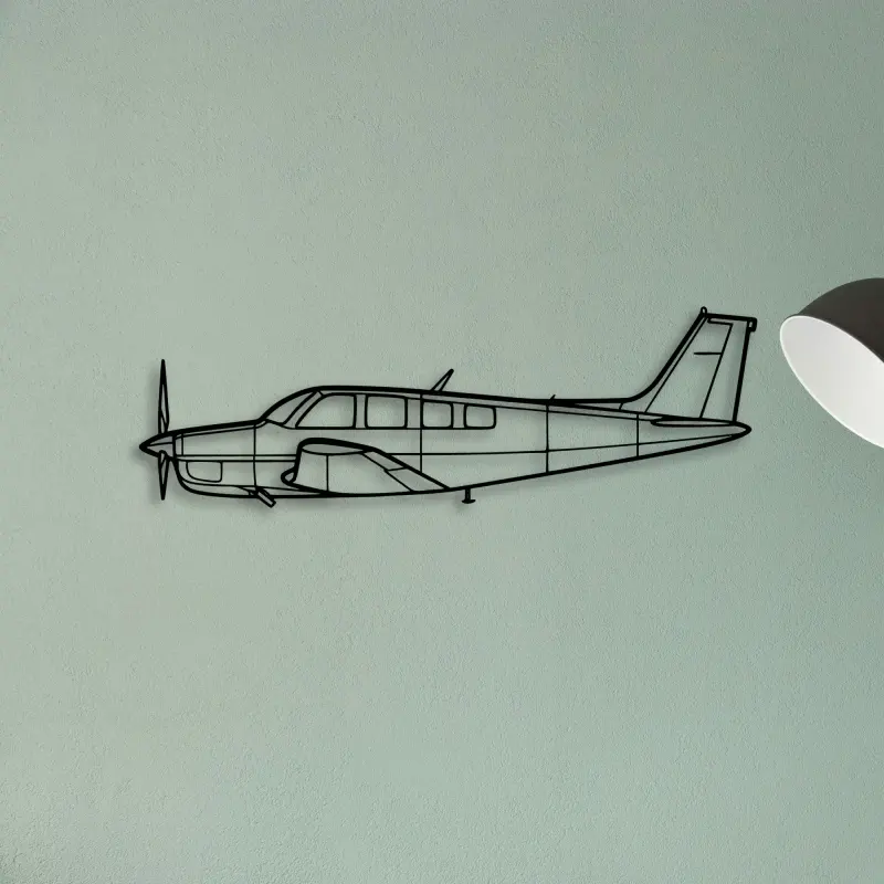 Ah 64D Apache 3 — XS (50 cm) metal wall art