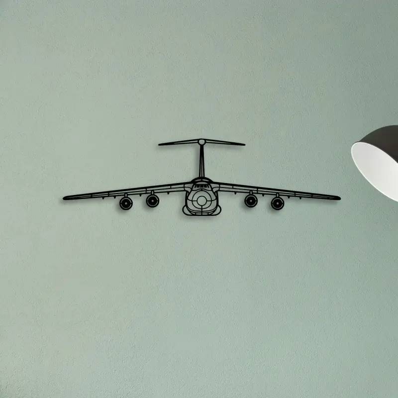 Ah 64D Apache — XS (50 cm) metal wall art
