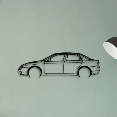 Alfa 156 1998 — XS (50 cm) metal wall art