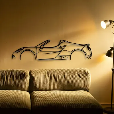 Alfa Romeo Alfa 4c Spider cut-metal silhouette from the Tinvibe range