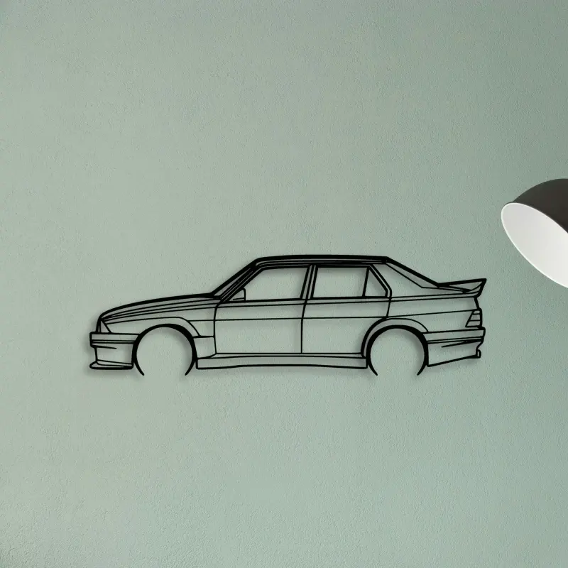 Alfa 75 Evoluzione — XS (50 cm) metal wall art