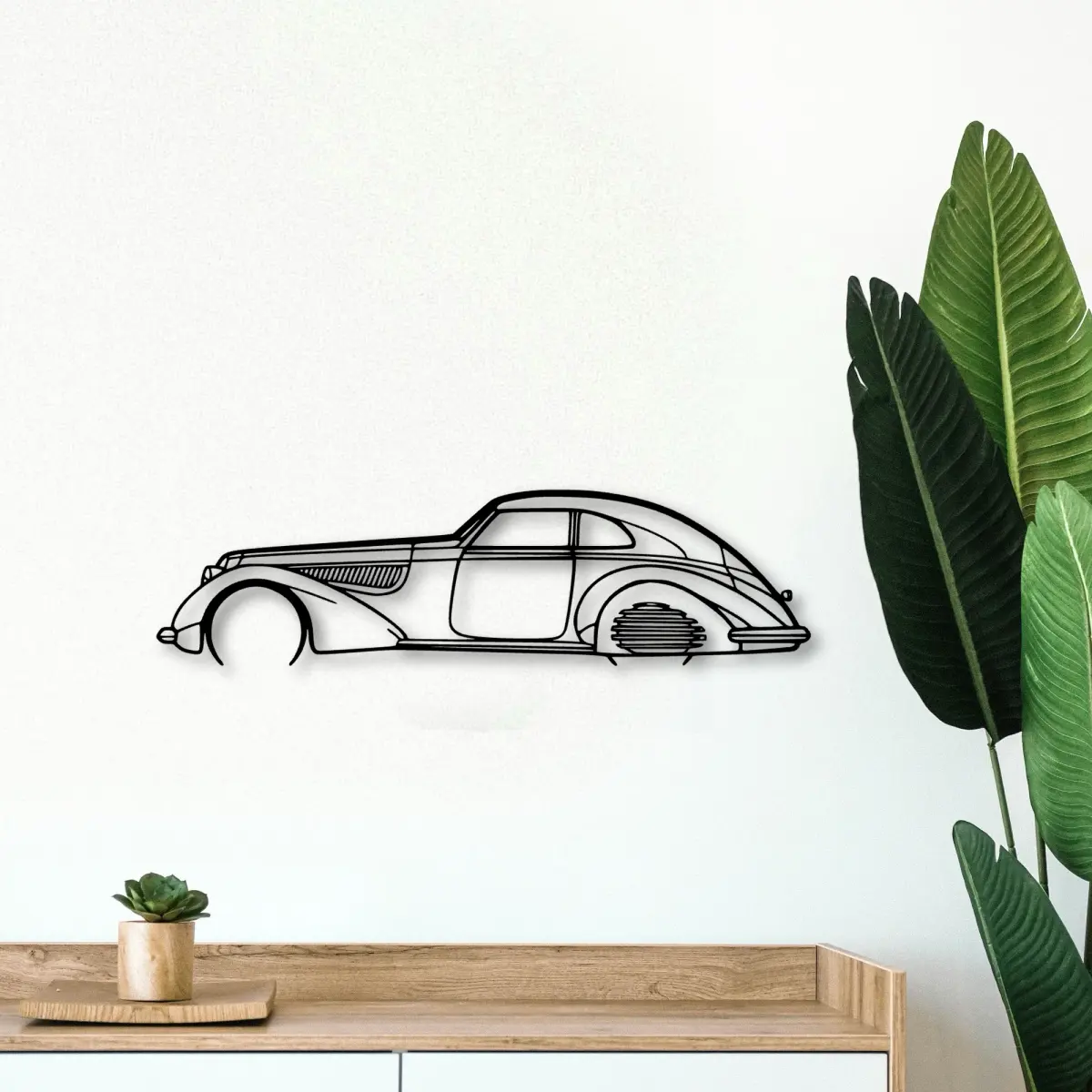 Alfa Romeo Alfa 8c 1937 metal profile from the Tinvibe range