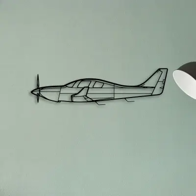 Alpha Jet — XS (50 cm) metal wall art