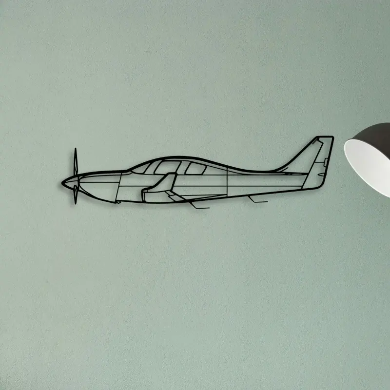 Alpha Jet — XS (50 cm) metal wall art