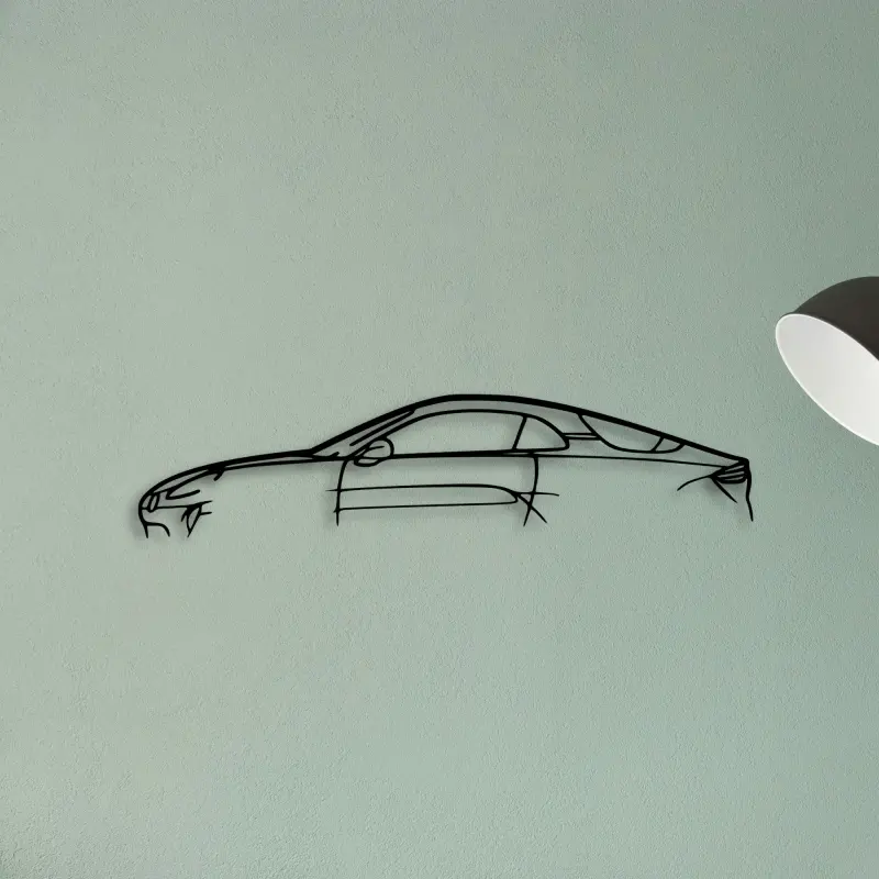 Alpine A110 — XS (50 cm) metal wall art
