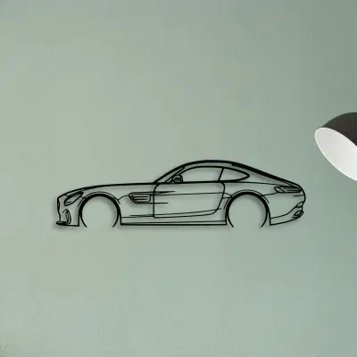 AMG GTS 2016 — XS (50 cm) metal wall art