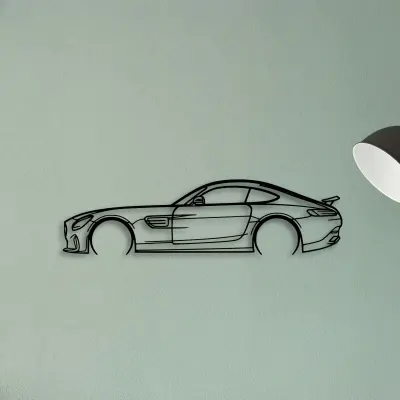 AMG GTS Edition 1 2016 — XS (50 cm) metal wall art