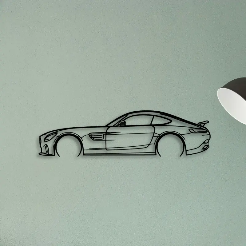 AMG GTS Edition 1 2016 — XS (50 cm) metal wall art