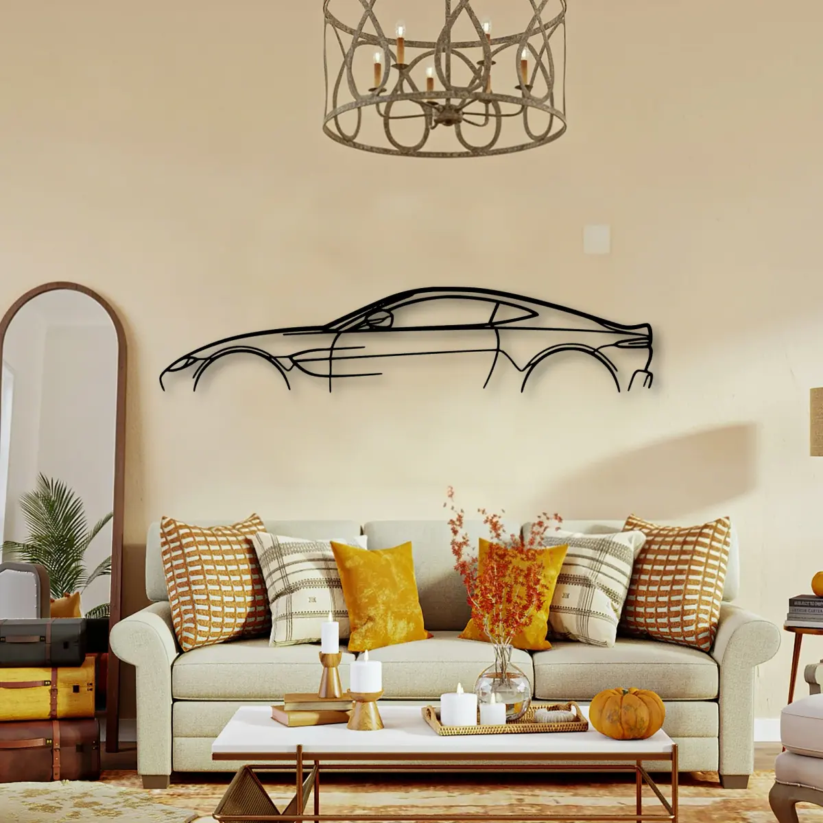 Aston Martin Aston Vantage 2020 cut-metal silhouette from the Tinvibe range