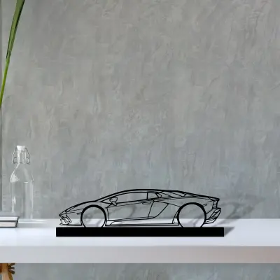 aventador-s-2019-2 — S (30 cm) metal wall art