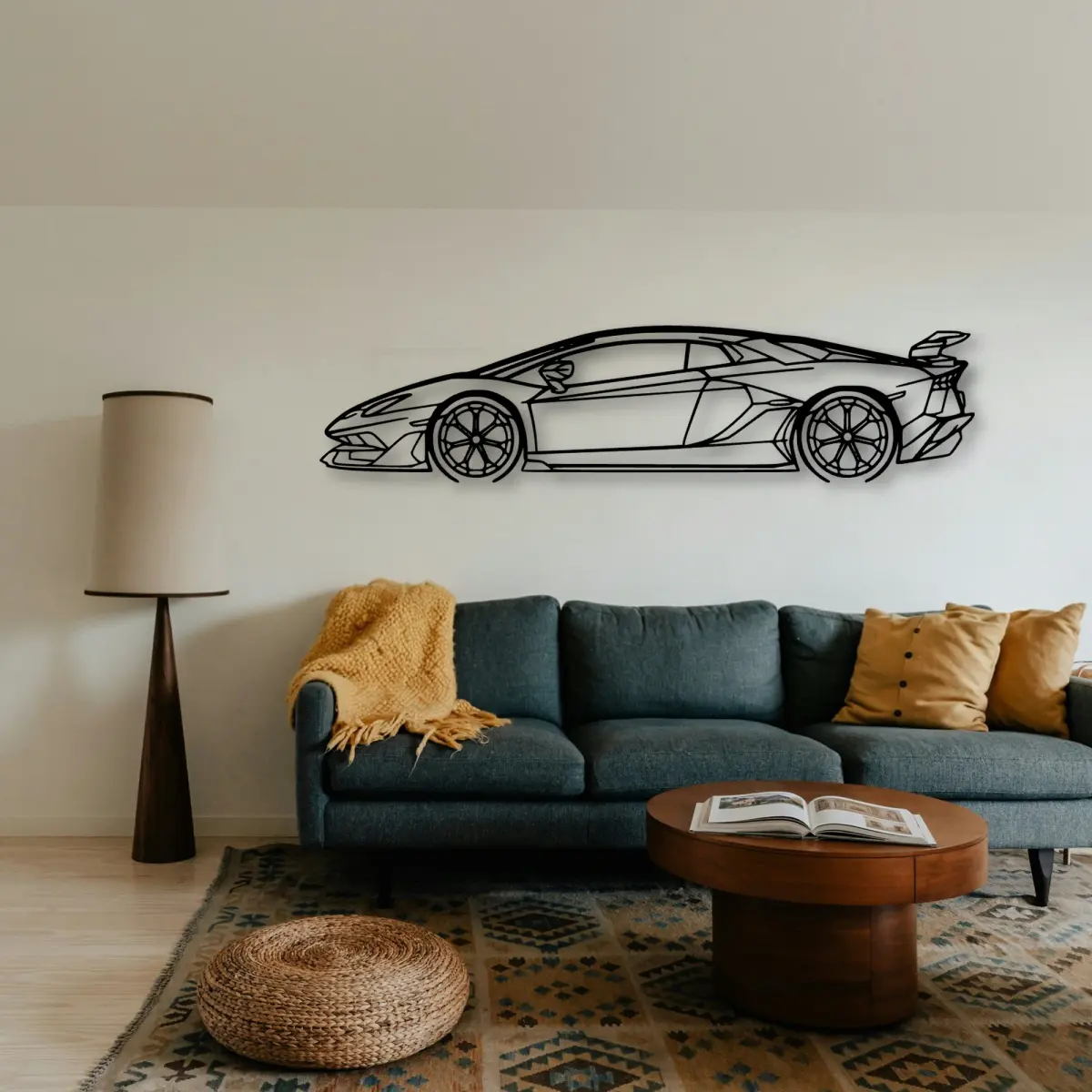 Lamborghini Aventador Svj 2021 silhouette in a collection