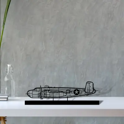 b-25h — S (30 cm) metal wall art