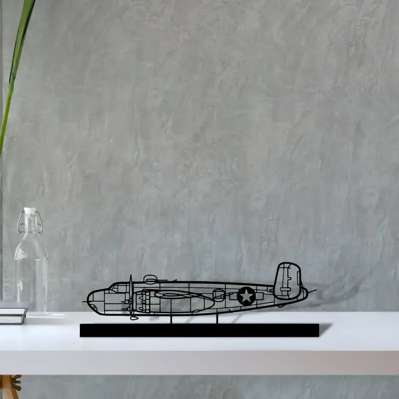 b-25h — S (30 cm) metal wall art