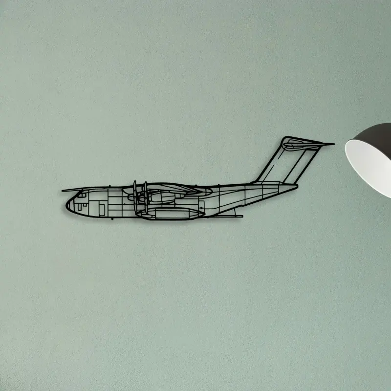 B737 300 2 — XS (50 cm) metal wall art