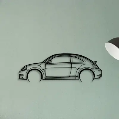 Beetle 2013 — XS (50 cm) metal wall art