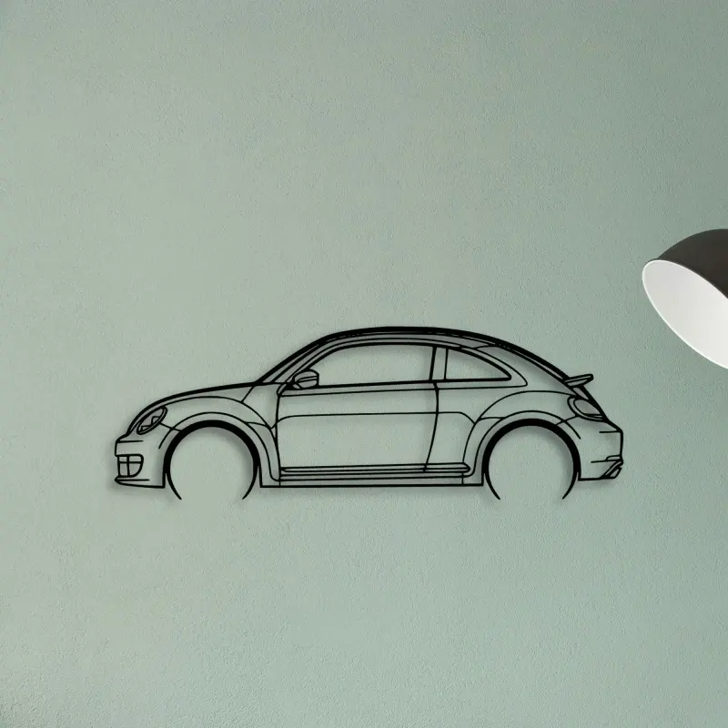 Beetle 2013 — XS (50 cm) metal wall art