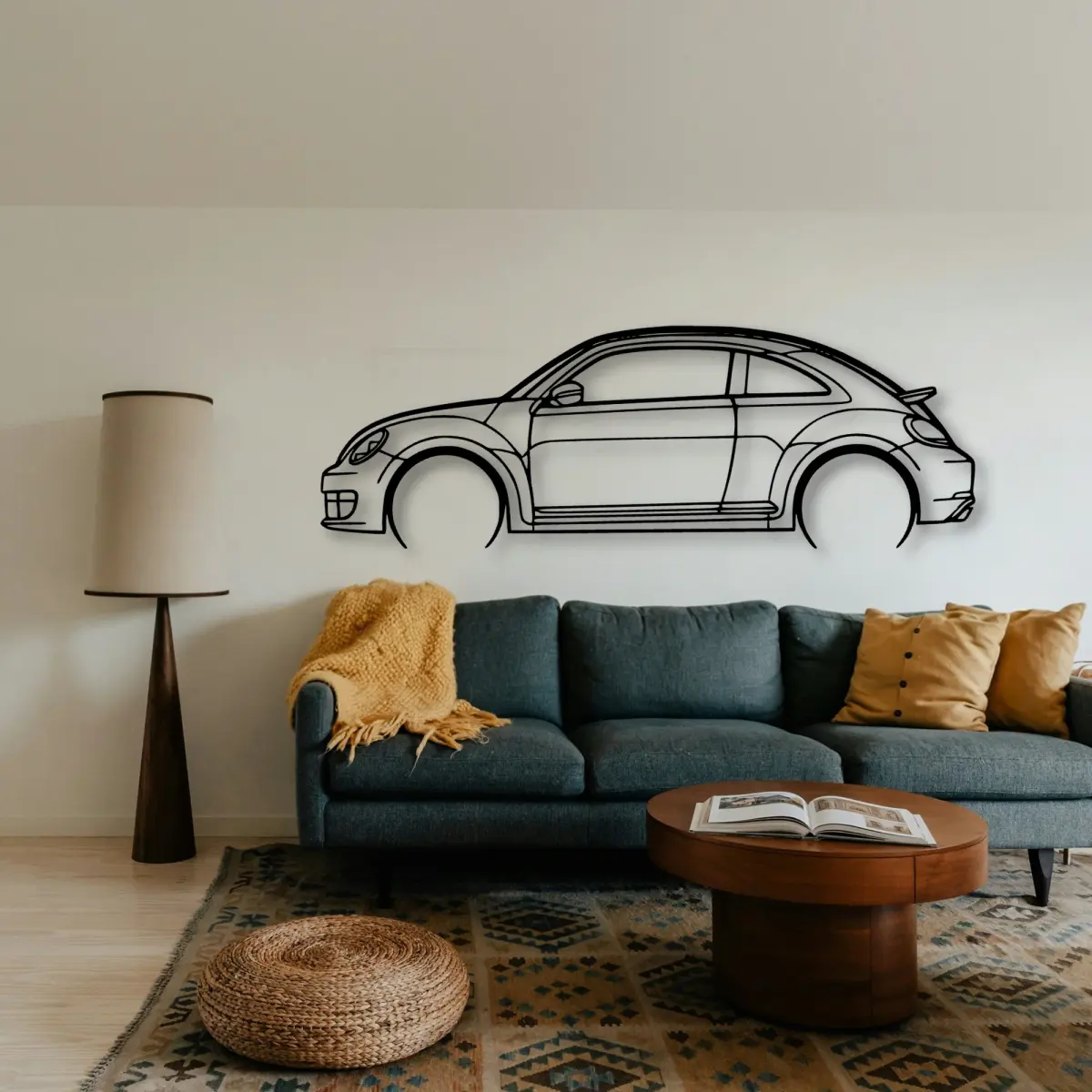 Volkswagen Beetle 2013 shape from a different angle