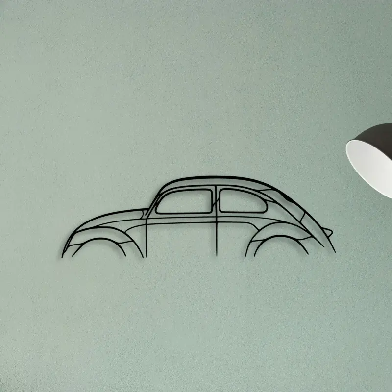 Beetle — XS (50 cm) metal wall art