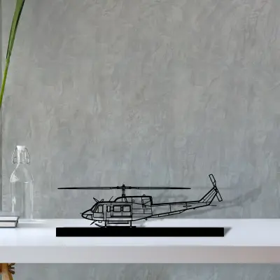 bell-212-sentry — S (30 cm) metal wall art