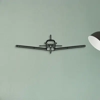 Bellanca Champion 7ECA 2 — XS (50 cm) metal wall art