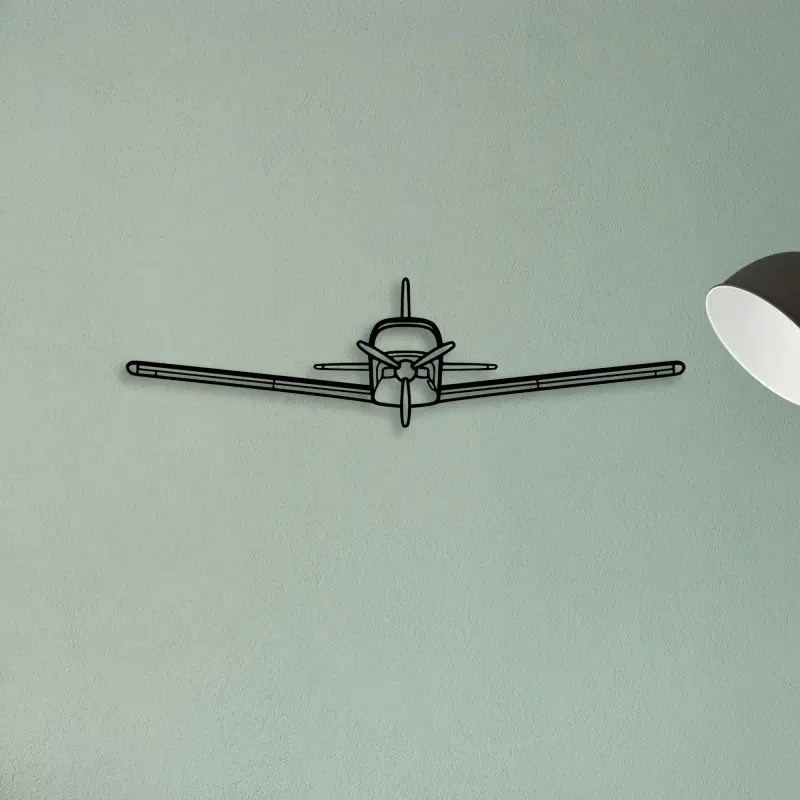 Bellanca Champion 7ECA 2 — XS (50 cm) metal wall art