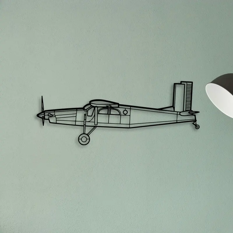 Bellanca Champion 7ECA — XS (50 cm) metal wall art