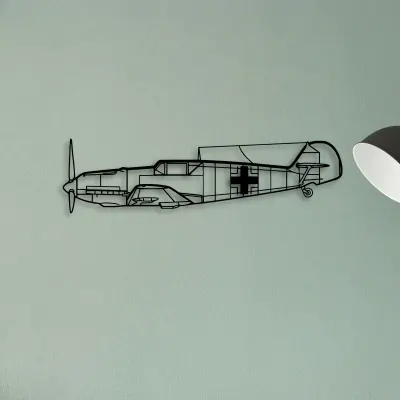 BF109 3 — XS (50 cm) metal wall art