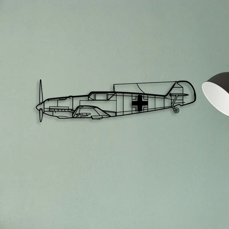 BF109 3 — XS (50 cm) metal wall art