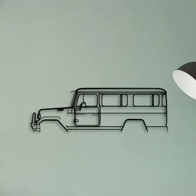 BJ45 1984 — XS (50 cm) metal wall art