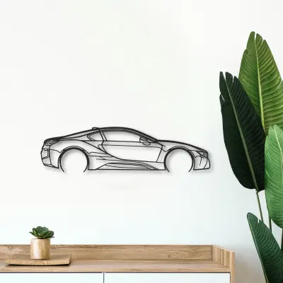 Bmw Bmw I8 cut-metal silhouette from the Tinvibe range