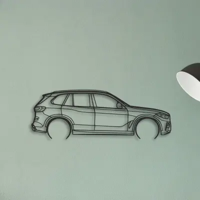 BMW X5 — XS (50 cm) metal wall art