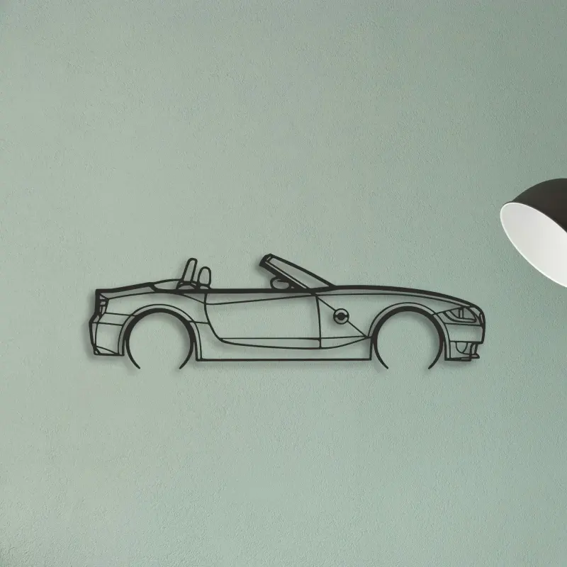 BMW Z4M Roadster — XS (50 cm) metal wall art