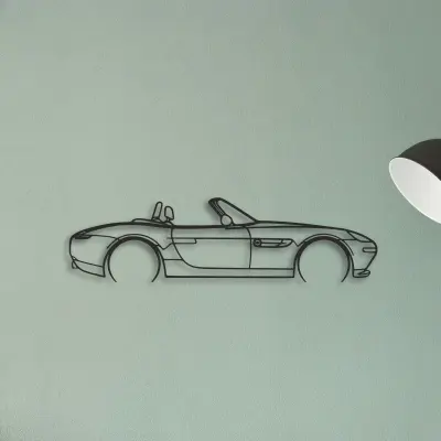 BMW Z8 — XS (50 cm) metal wall art