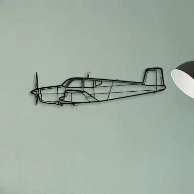 Bonanza K35 — XS (50 cm) metal wall art