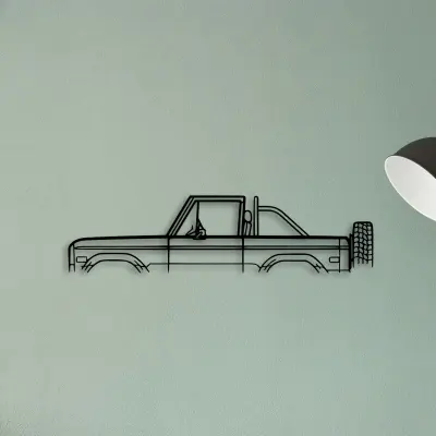 Bronco 1973 — XS (50 cm) metal wall art