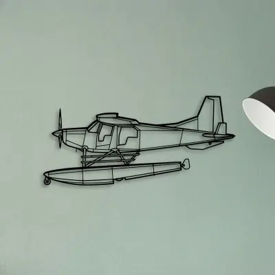 Bush Hawk Xp — XS (50 cm) metal wall art